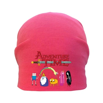Шапка детская Время Приключений 002 (Adventure Time) розовая (ATR pnc 002) 50-52 см