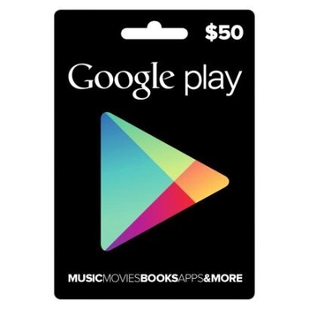 Электронный ключ Гугл Плэй / Google Play Gift Card пополнение бумажника (счета) своего аккаунта на сумму 50 usd, US-регион
