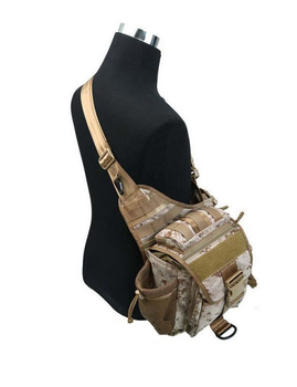 Тактическая плечевая сумка Shark Gear Fatboy Bag 70006011, 900D MC ( Мультикам)