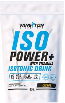 Ізотонік Vansiton Iso Power порошок 450 г Цитрус (4820106592225)