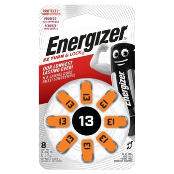 Батарея для слухового апарату Energizer 13 8шт. 1.4V