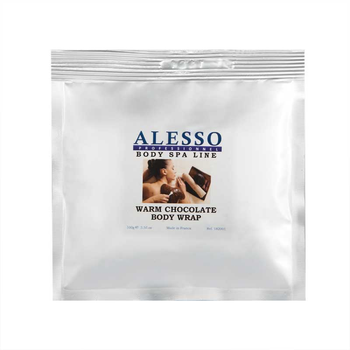 Обертывание для тела Alesso Warm Chocolate Body Wrap теплое шоколадное Детокс 100 г (3273629820350)