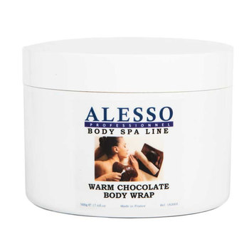 Обертывание для тела Alesso Warm Chocolate Body Wrap теплое шоколадное Детокс 500 г (3273629820572)