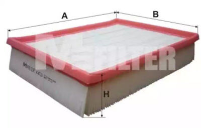 Воздушный фильтр MFilter K433
