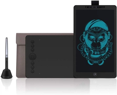 Графічний планшет Huion Inspiroy Ink H320M New 2 в 1 + чохол (чорний)