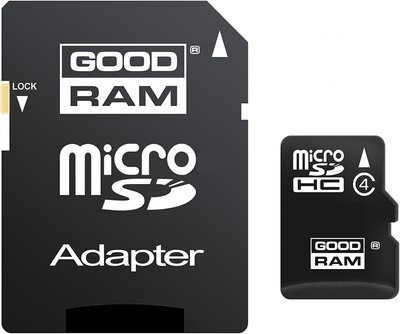 Карта памяти Goodram microSDHC class 4 SD adapter 8Gb (137_19)