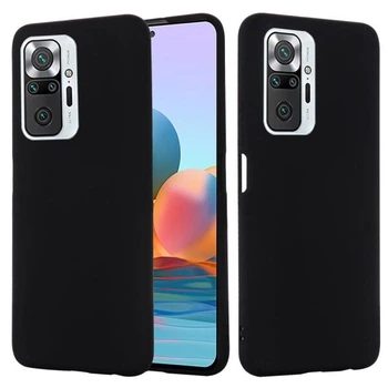 Силиконовый (TPU) чехол Deexe Silicone Case для Xiaomi Redmi Note 10 Pro - Black