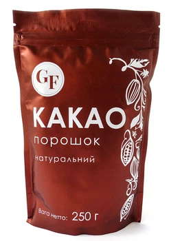 Какао-порошок GF натуральний жирність 10-12% 250г (8200748)