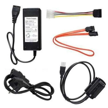 Переходник Kronos USB SATA IDE 2.5/3.5 c блоком питания (gr_000639)