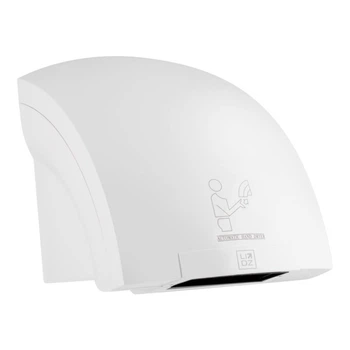 Сушилка для рук Lidz настенная 1800 Вт ABS белая 240х250х225 мм (691947)
