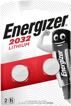 Батарейка Energizer Lithium CR2032 2 шт