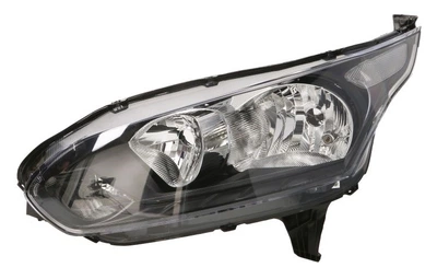 Фара Ford Transit Connect II, Tourneo Connect II 2013 - (Форд Транзит Коннект II, Тоурнео Коннект II 2013 -), левая, электр., черный отражатель, (Depo)