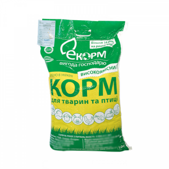 Комбікорм для молодняка качок від 4 до 8 тижнів, Ріст 10 кг Екорм 3000268