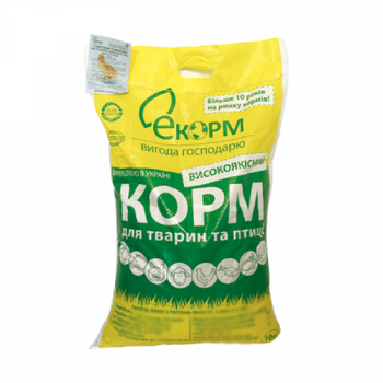 Комбікорм для молодняка качок від 1 до 3 тижнів, Старт 10 кг Екорм 8113098