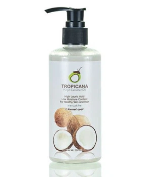 Кокосовое масло холодного отжима Tropicana 250мл