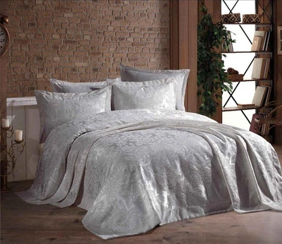Покривало з наволочками Gardines Gul Grey 240 x 260 см