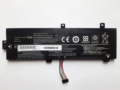 Батарея для ноутбука Lenovo IdeaPad 310-15 L15L2PB4, 3950mAh (30Wh), 2cell, 7.6V, Li-ion, черная