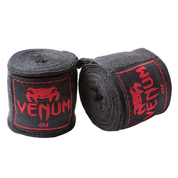 Боксерские бинты Venum 4 м черные