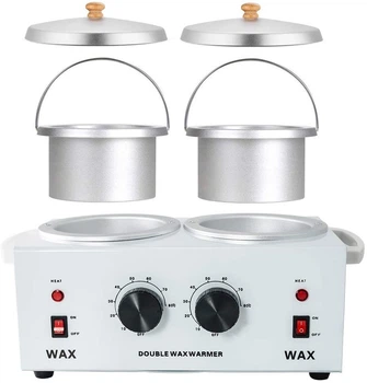Баночный воскоплав двойной Double Wax Warmer, для разогрева воска арт. 00150
