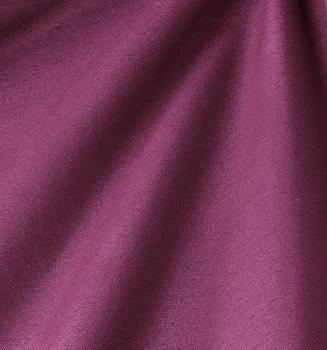 Хлопковая декоративная однотонная ткань темно-сиреневого цвета 82707v50