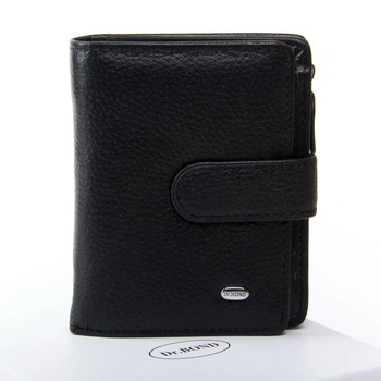 Женский кожаный кошелек dr.Bond Classic WN-2 черный