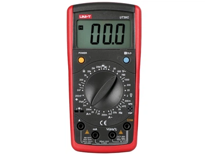 Цифровой мультиметр UNI-T UT39C, универсальный + измерение частоты + тестирование транзистора и конденсатора