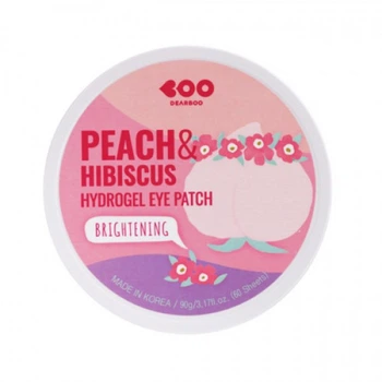 Гидрогелевые патчи с экстрактами персика и гибискуса Dearboo Peach & Hibiscus Hydrogel Eye Patch
