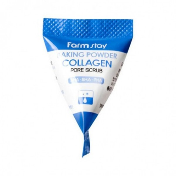 Скраб для лица с содой и коллагеном FarmStay Collagen Baking Powder Pore Scrub 7 г