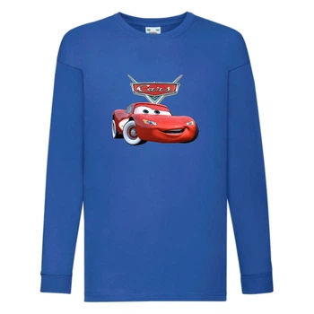 Лонгслив реглан ТАЧКИ 009 (CARS) синий (CRS blu 009) 104 см