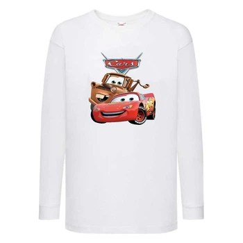 Лонгслів реглан ТАЧКИ 0012 (CARS) білий (CRS wh 0012) 116 см