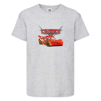 Футболка детская ТАЧКИ 002 (CARS) серая (CAR gry 002) 104 см