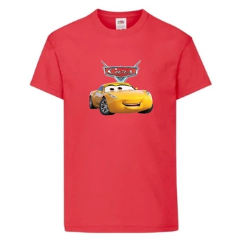 Футболка дитяча ТАЧКИ 004 (CARS) червона (CAR rd 004) 104 см