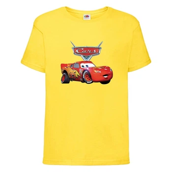 Футболка дитяча ТАЧКИ 008 (CARS) жовта (CAR yel 008) 104 см