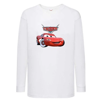 Лонгслив реглан ТАЧКИ 009 (CARS) белый (CRS wh 009) 104 см