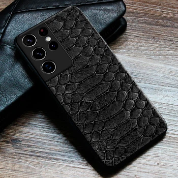 Шкіряний чохол Boxface Samsung G998 Galaxy S21 Ultra Reptile Black (42306)