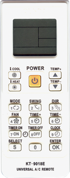 Пульт для кондиционеров KT-9018E универсальный программируемый [UNIVERSAL for Conditioner] - 598