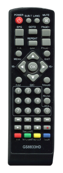Пульт для Т2 тюнера GOLDSTAR T2 8833HD [DVB-T2] - 2217