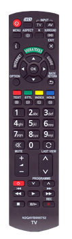 Пульт для телевизоров PANASONIC N2QAYB000752 VIERA 3D [PLASMA, LCD, LED TV] - 1857