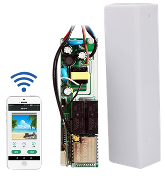 Пульт для ворот и шлагбаумов Приемник внешний REC-V.846+WI-FI Professional 433MHz [RF UNIVERSAL] - 51173