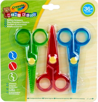 Набір ножиць Crayola Mini Kids 3 шт. (81-8119) (71662681197)
