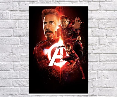 Постер BEGEMOT Мстители Супергерои MARVEL 40x61 см (1124024)