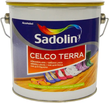 Глянцевый алкидный лак для пола Sadolin Celco Terra 2.5 л (4740182004590)