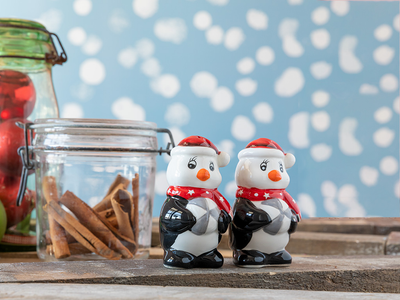 Солонка и перечница English Home Happy Penguins 6.5х5х9 см 10026015001