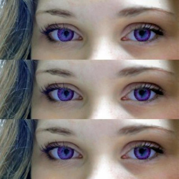 Цветные фиолетовые линзы ELITE Lens "Фиолет 2" 2 шт.