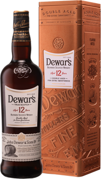 Віскі Dewar's 12 років витримки 0.7 л 40% в подарунковій упаковці (5000277002450)