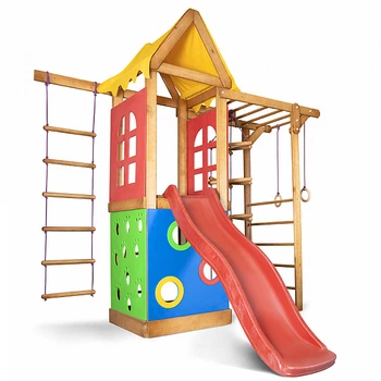 Детский спортивный игровой комплекс Baby Sport SB Babyland №23 Эко дерево 238.5х180х240 см (Babyland-23)