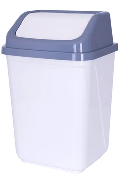 Корзина для сміття VIOLET HOUSE 0099 WHITE - GREY з/кр. 20 л