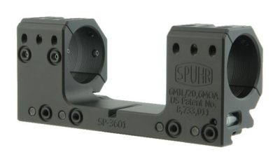 Моноблок Spuhr SP-3601. d - 30 мм. Medium. 6 MIL / 20.6 MOA. Picatinny