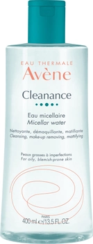 Мицеллярная вода Avene Cleanance для жирной проблемной кожи 400 мл (3282770207811)