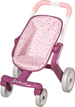 Коляска Smoby Toys Baby Nurse Прованс Прогулка с поворотными колесами (251203) (3032162512036)